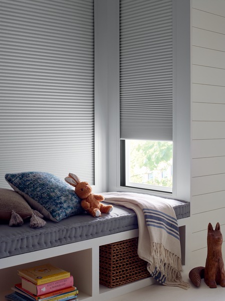 blackout honeycomb shades with side channels